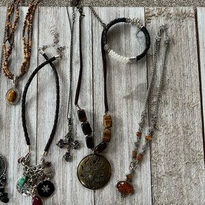 Lot of jewelry. Most from home jewelry parties.